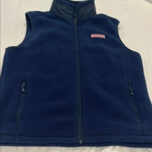 Vineyard Vines Dark Blue Fleece Vest